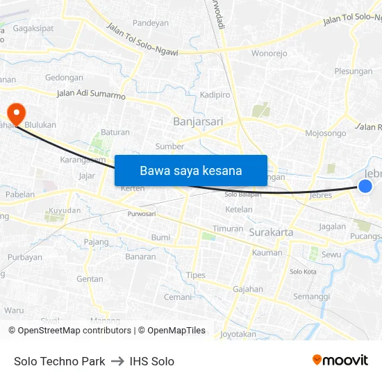 Solo Techno Park to IHS Solo map