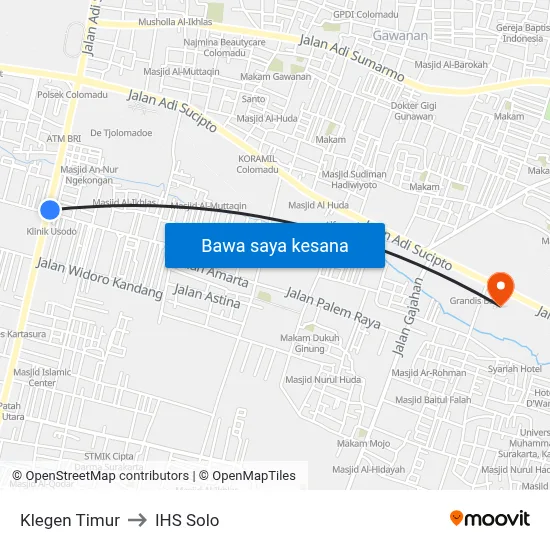 Klegen Timur to IHS Solo map