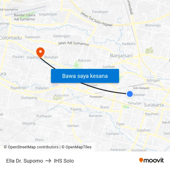 Ella Dr. Supomo to IHS Solo map