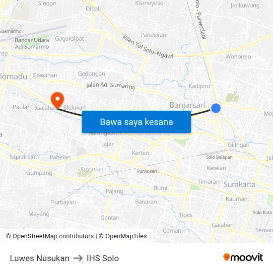 Luwes Nusukan to IHS Solo map