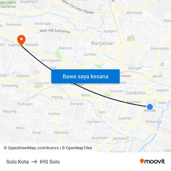 Solo Kota to IHS Solo map
