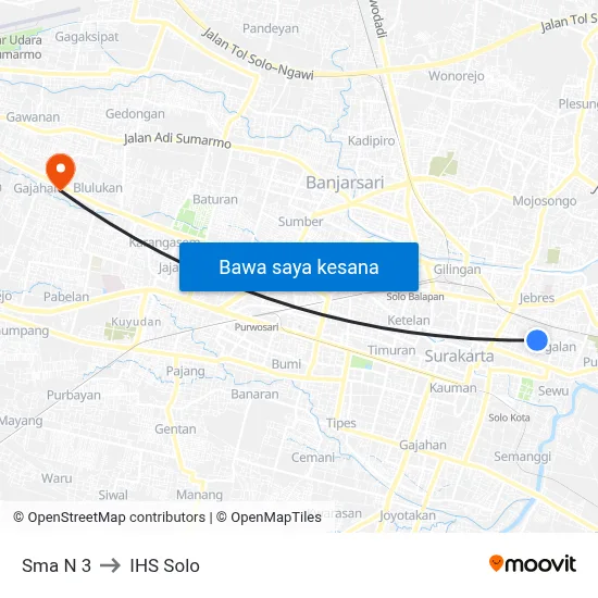 Sma N 3 to IHS Solo map