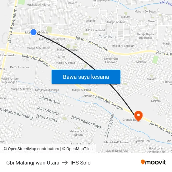 Gbi Malangjiwan Utara to IHS Solo map