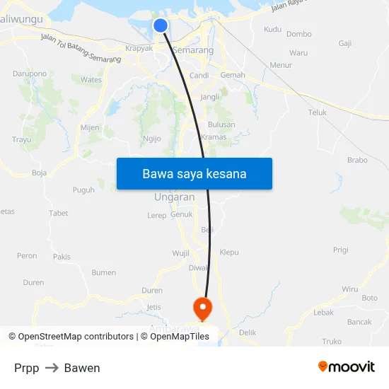 Prpp to Bawen map