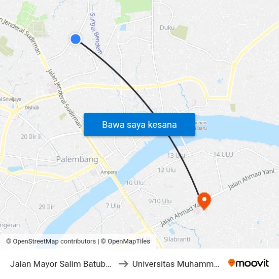 Jalan Mayor Salim Batubara, 75 to Universitas Muhammadiyah map