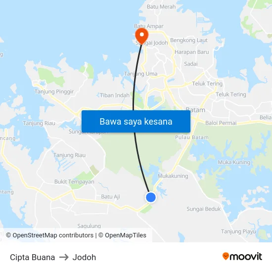Cipta Buana to Jodoh map