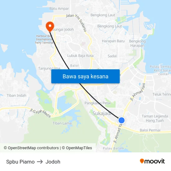 Spbu Piamo to Jodoh map