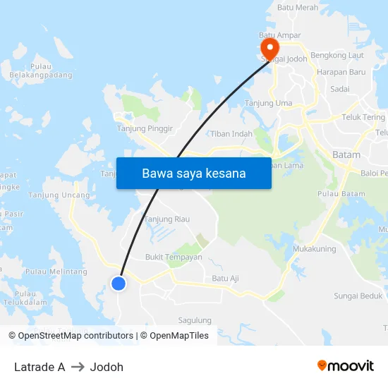 Latrade A to Jodoh map