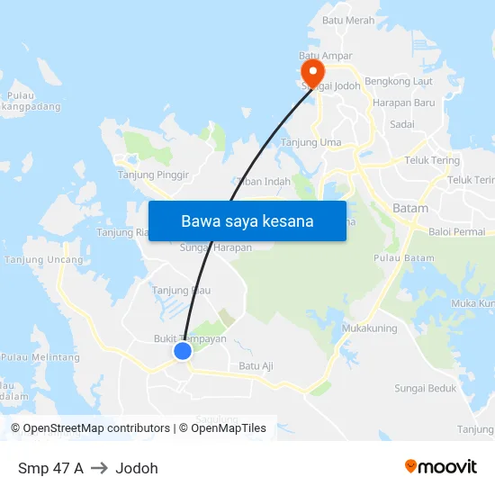 Smp 47 A to Jodoh map