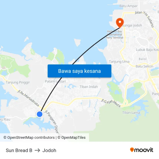 Sun Bread B to Jodoh map