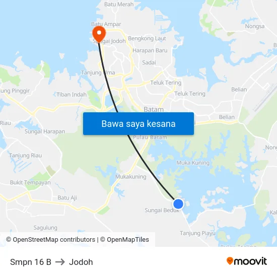 Smpn 16 B to Jodoh map