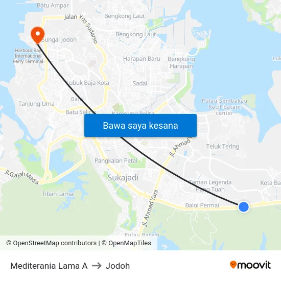 Mediterania Lama A to Jodoh map