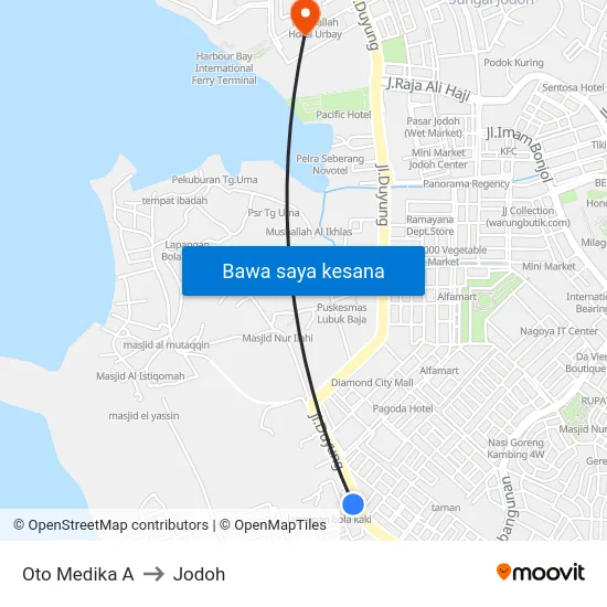 Oto Medika A to Jodoh map