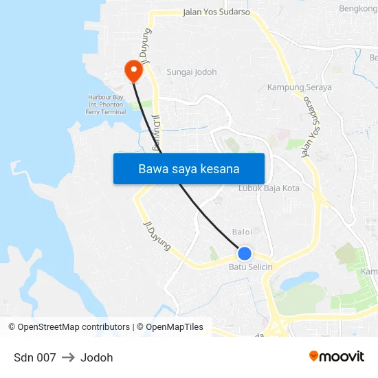 Sdn 007 to Jodoh map