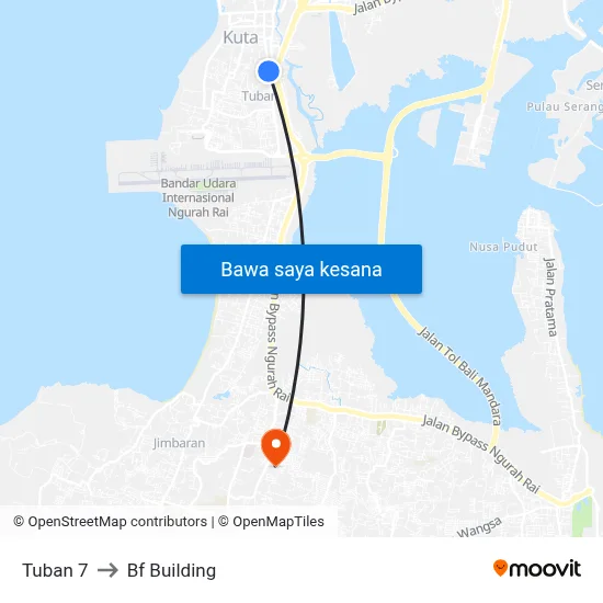 Tuban 7 to Bf Building map