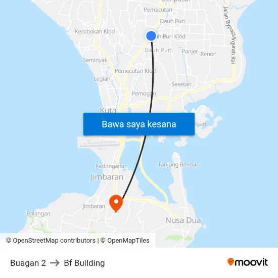 Buagan 2 to Bf Building map