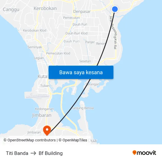 Titi Banda to Bf Building map