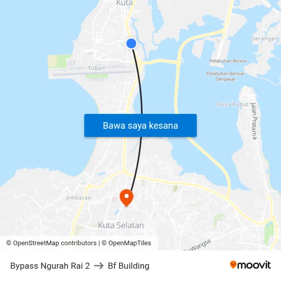 Bypass Ngurah Rai 2 to Bf Building map
