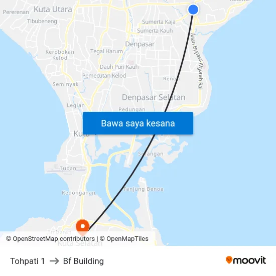 Tohpati 1 to Bf Building map