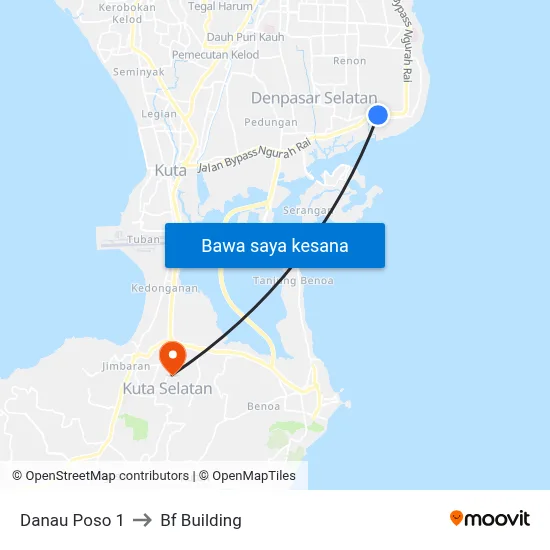 Danau Poso 1 to Bf Building map