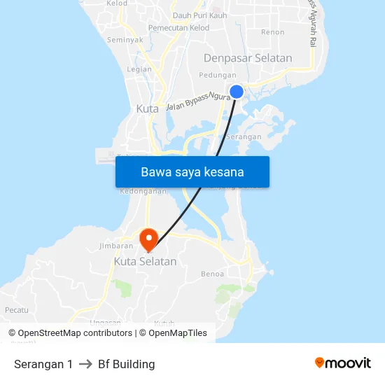 Serangan 1 to Bf Building map
