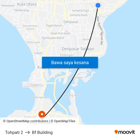 Tohpati 2 to Bf Building map