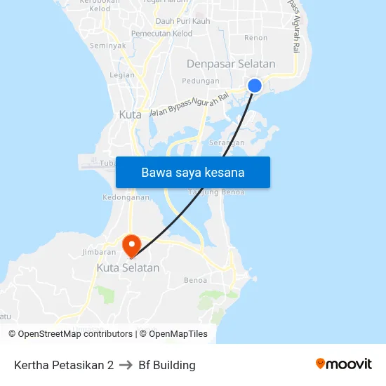 Kertha Petasikan 2 to Bf Building map