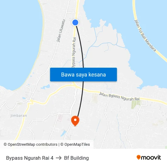 Bypass Ngurah Rai 4 to Bf Building map