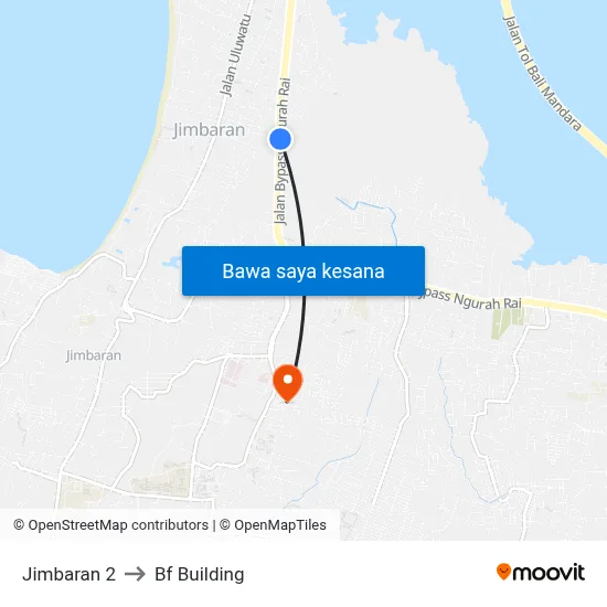 Jimbaran 2 to Bf Building map