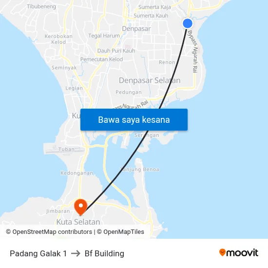 Padang Galak 1 to Bf Building map