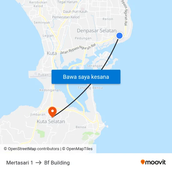 Mertasari 1 to Bf Building map