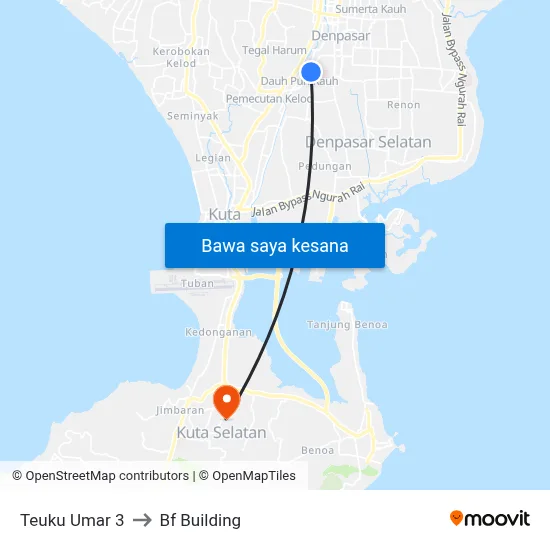 Teuku Umar 3 to Bf Building map