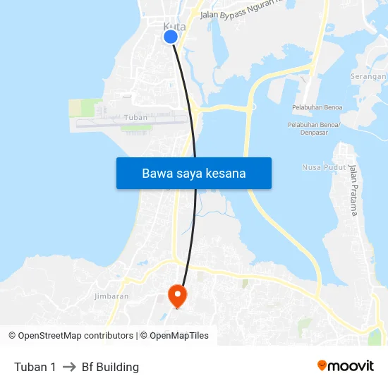 Tuban 1 to Bf Building map