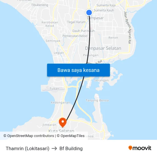 Thamrin (Lokitasari) to Bf Building map
