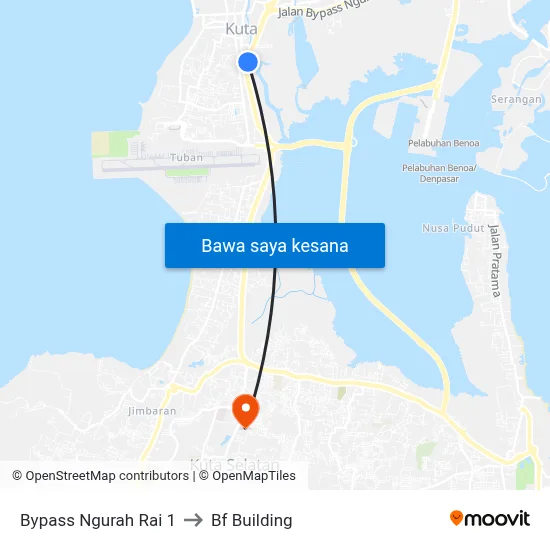 Bypass Ngurah Rai 1 to Bf Building map