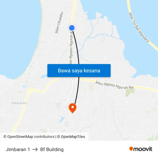 Jimbaran 1 to Bf Building map