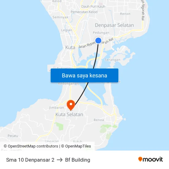 Sma 10 Denpansar 2 to Bf Building map