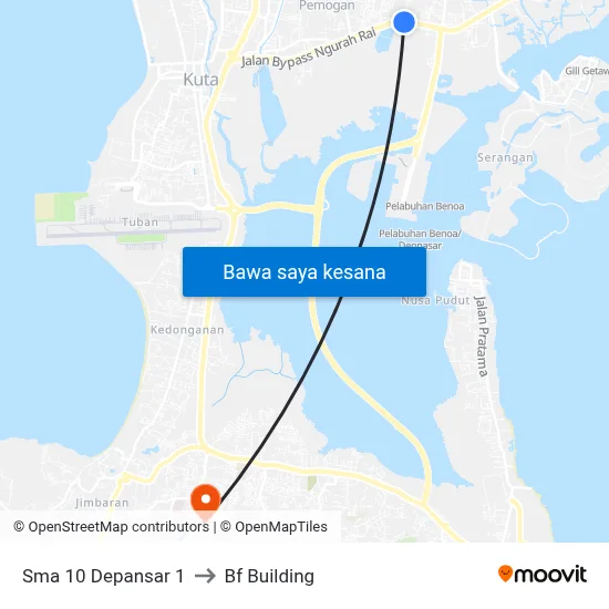 Sma 10 Depansar 1 to Bf Building map