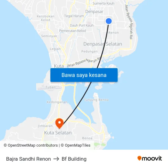 Bajra Sandhi Renon to Bf Building map