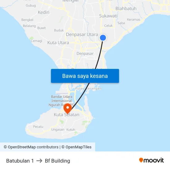 Batubulan 1 to Bf Building map