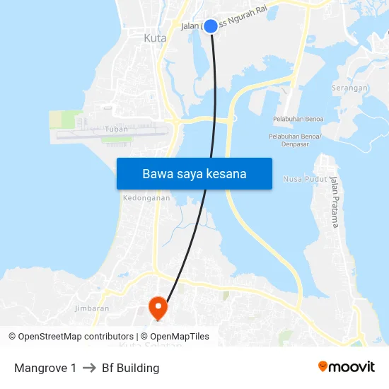 Mangrove 1 to Bf Building map