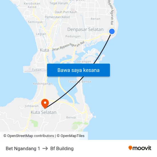 Bet Ngandang 1 to Bf Building map