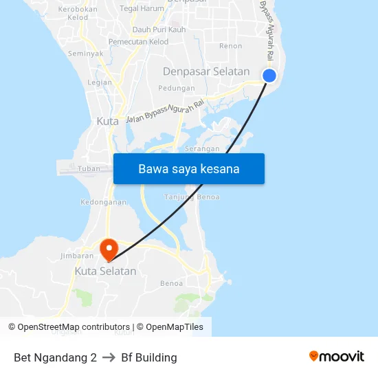 Bet Ngandang 2 to Bf Building map