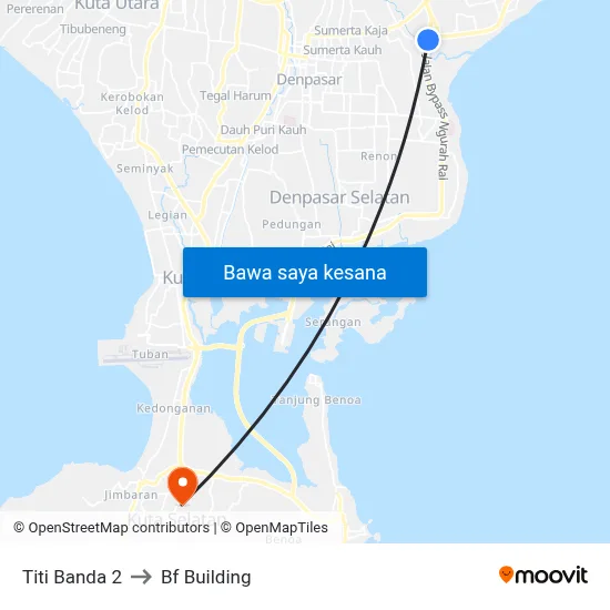 Titi Banda 2 to Bf Building map