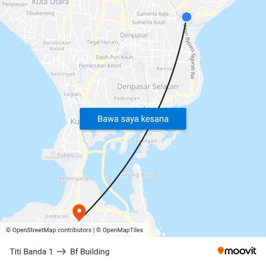 Titi Banda 1 to Bf Building map