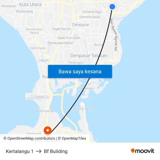 Kertalangu 1 to Bf Building map