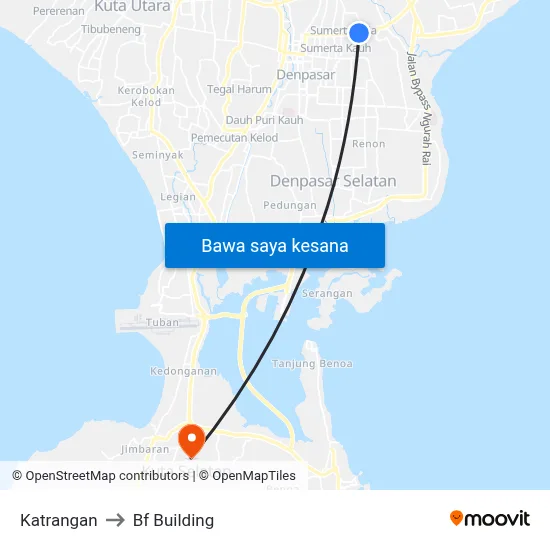 Katrangan to Bf Building map