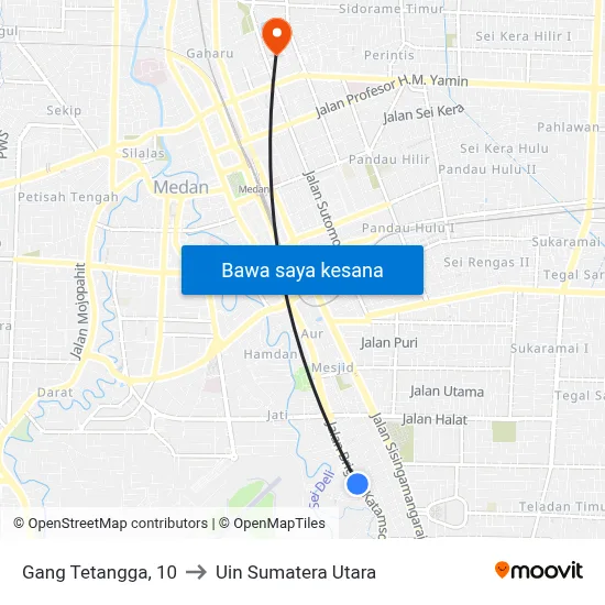 Gang Tetangga, 10 to Uin Sumatera Utara map