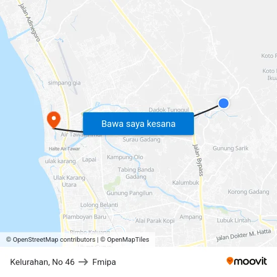Kelurahan, No 46 to Fmipa map