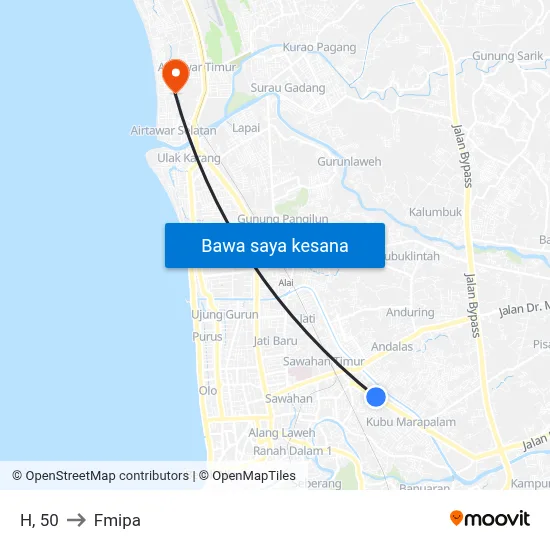 H, 50 to Fmipa map